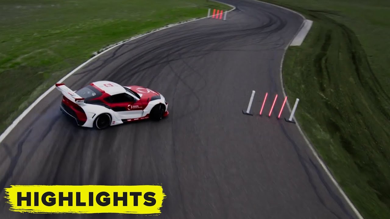 Toyota Reveals Autonomous Drift on Closed Track! (WORLD'S FIRST)