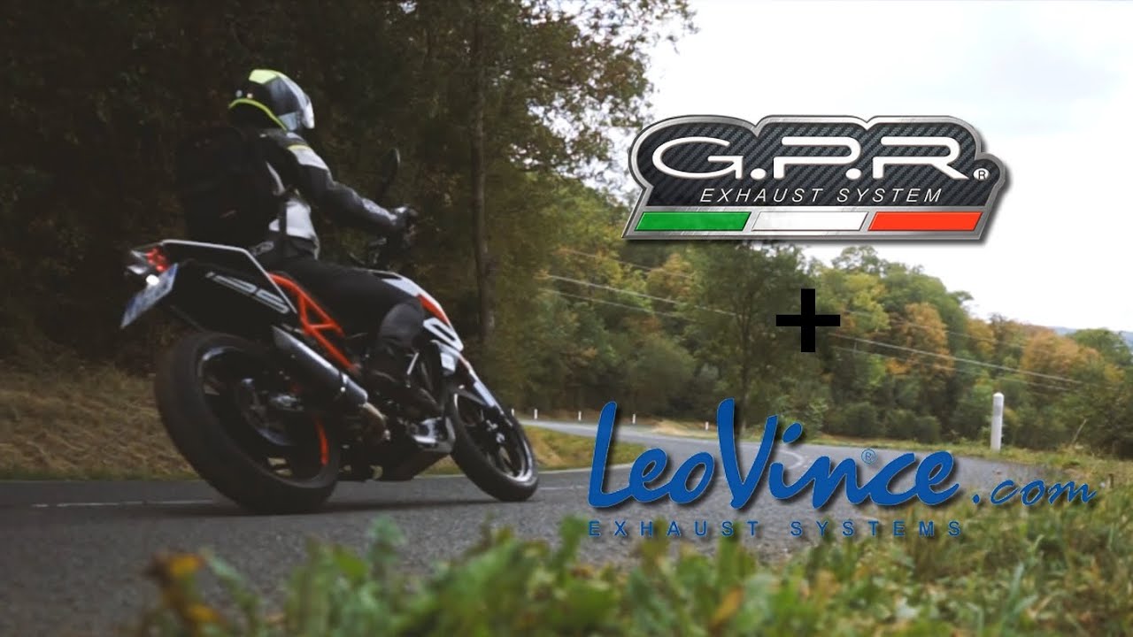 Full Exhaust GPR + LeoVince | KTM Duke 125 2019 [RAW]