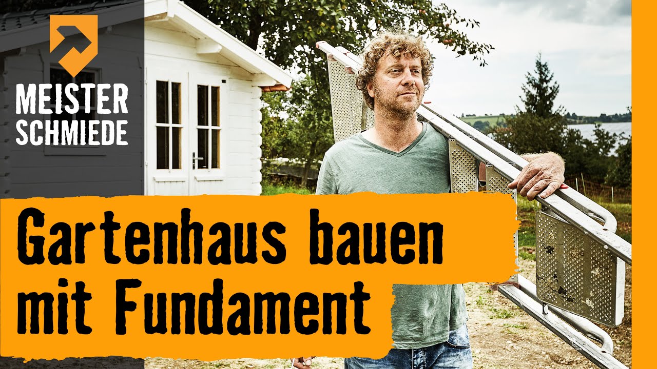 HORNBACH Meisterschmiede - Gartenhaus bauen mit Fundament