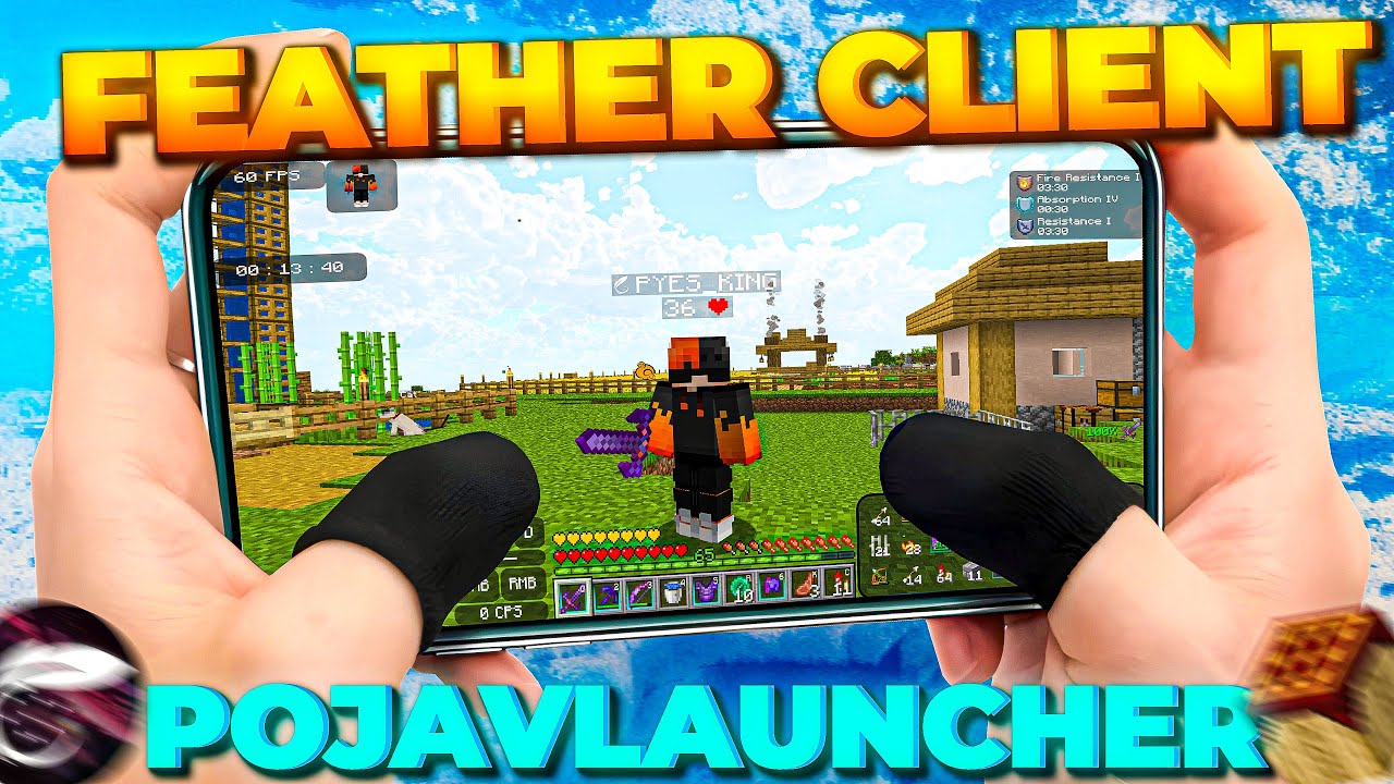 How to Install the Real Feather Client on Mobile & PC (Minecraft 1.21.1)