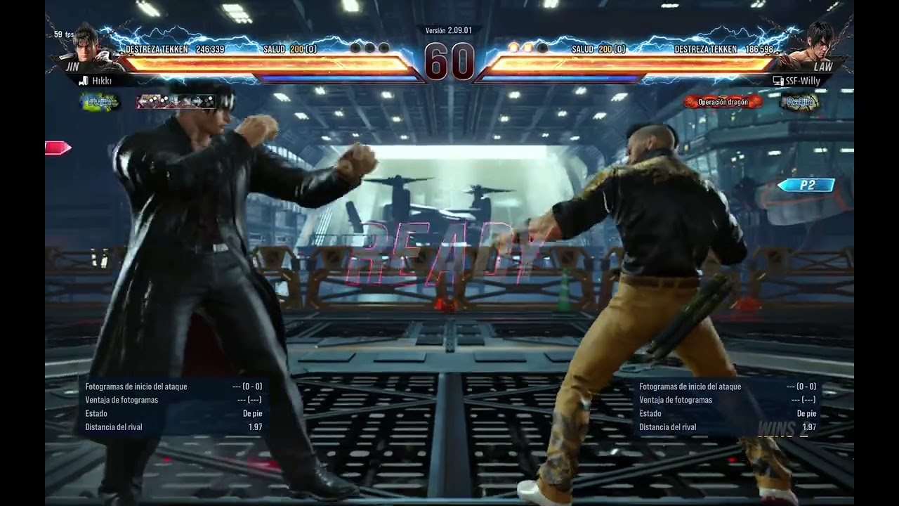 Rápido combate ante Jin - SSF-Willy (Law) Wins