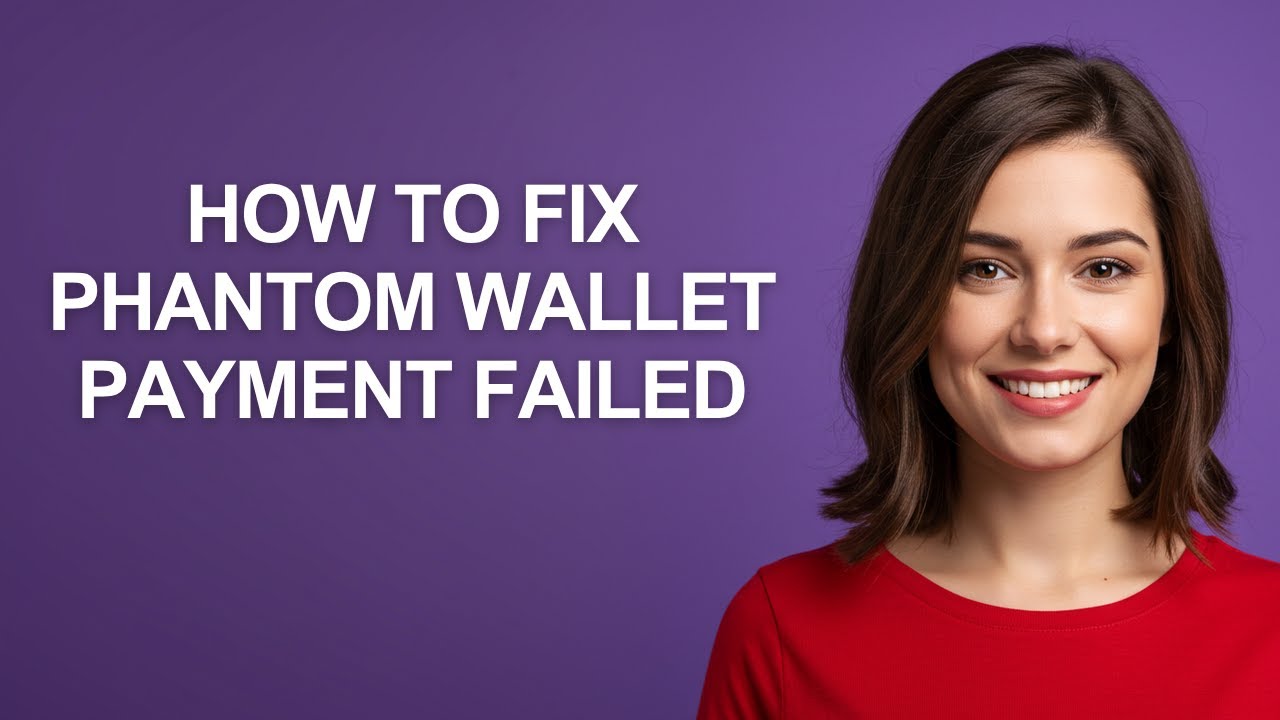 How to Fix Phantom Wallet Payment Failed - AshleyHowTo