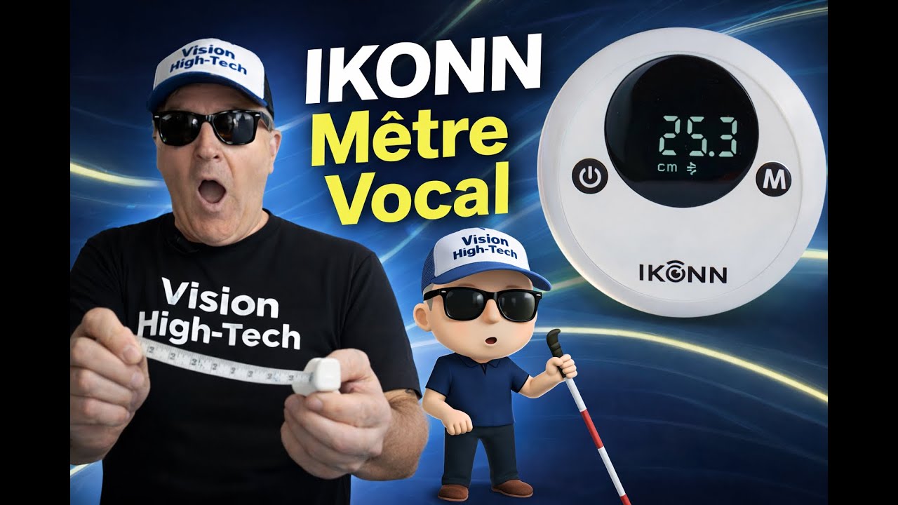 iKONN : le mètre ruban vocal qui rend les aveugles… plus précis que les voyants 😳📏