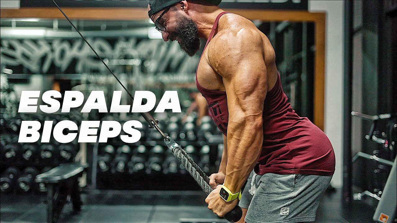 ESPALDA Y BICEPS - Rutina EXPLOSIVA (Martes) gym topz