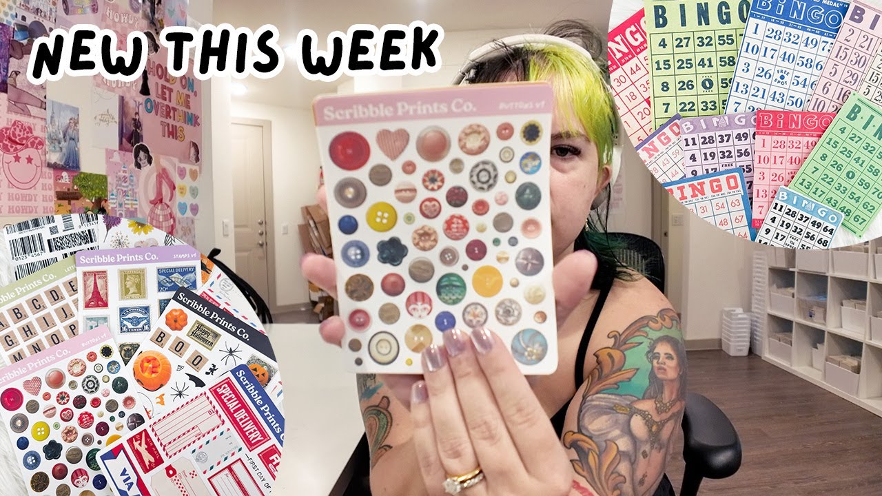 Junk Journal Items, NEW Grab Bags + Extended Pop Culture Pop Up!