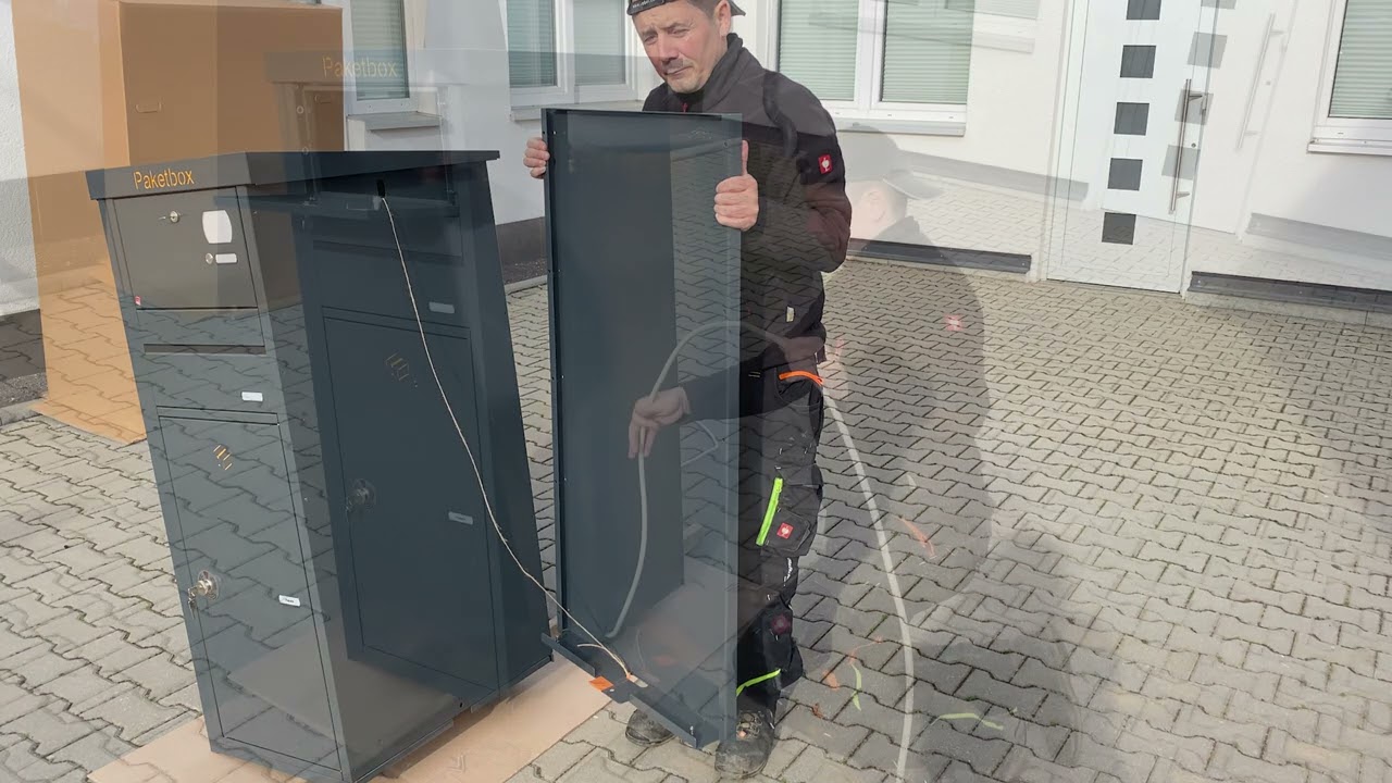 Montage unseres Paketkastens