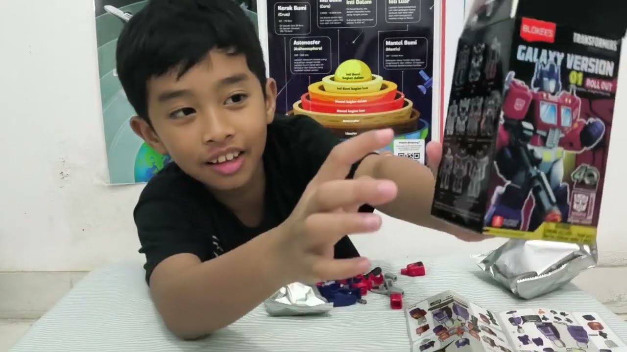 Unboxing Blindbox Transformers Optimus Prime || Galaxy Version || lagi VIRAL !