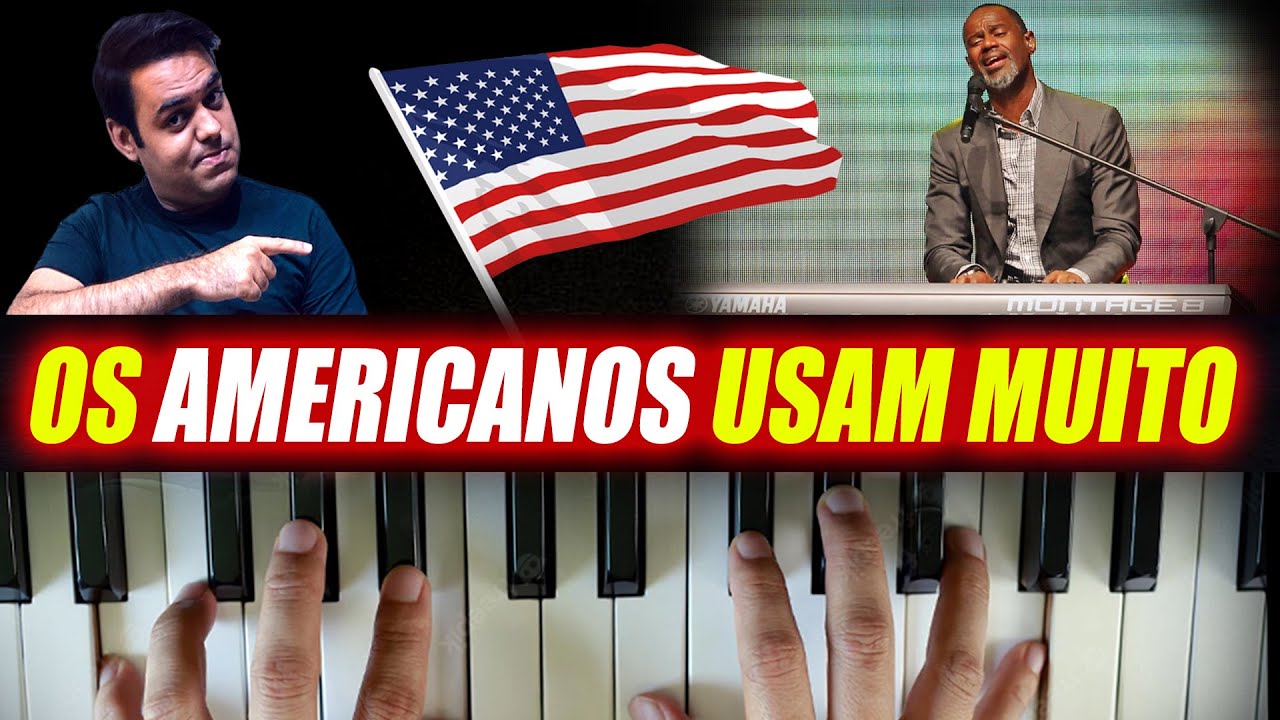 Essa é a TÉCNICA mais usada pelos tecladistas AMERICANOS (aula de teclado)