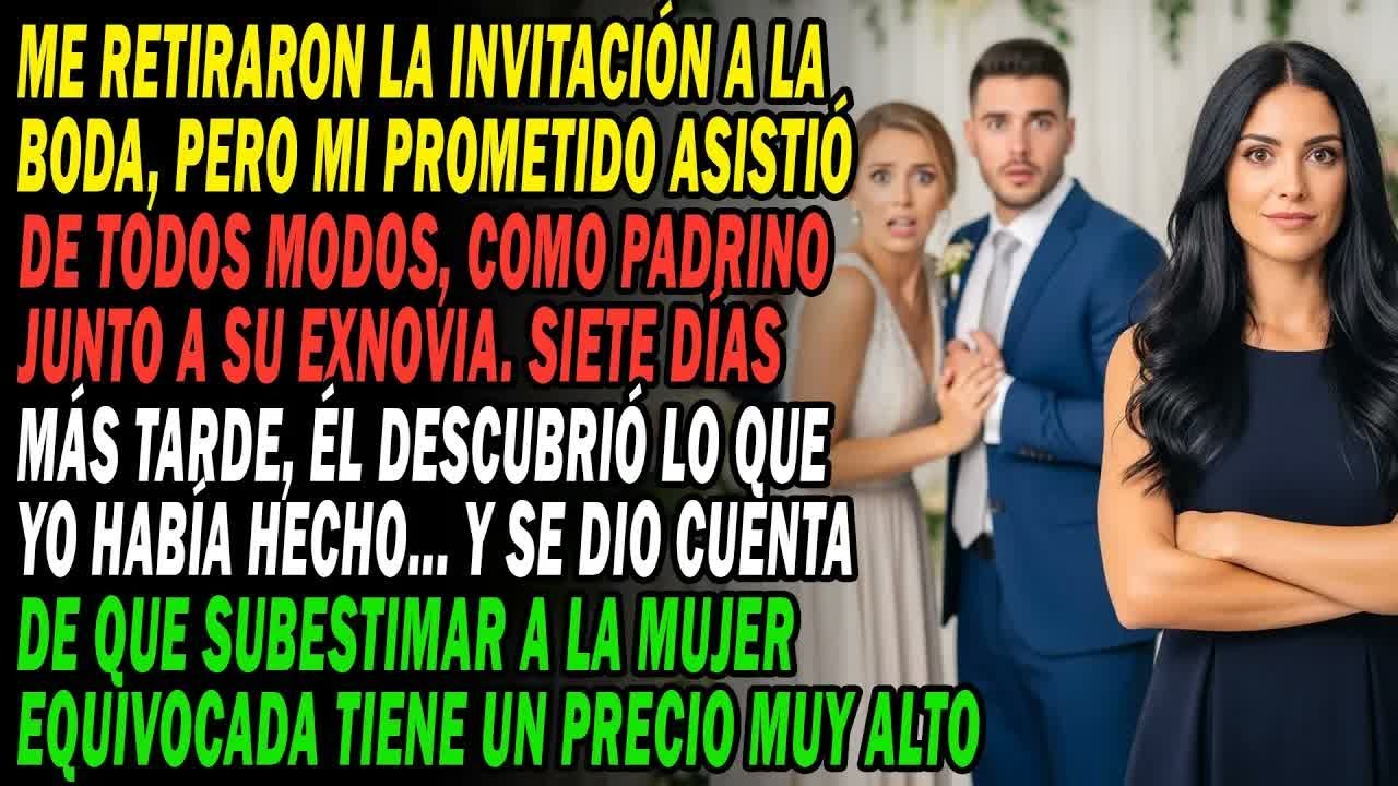 Cancelaron Mi Invitación, Pero Mi Prometido Fue De Padrino Con Su Ex. Siete Días Después, Descubrió🤔