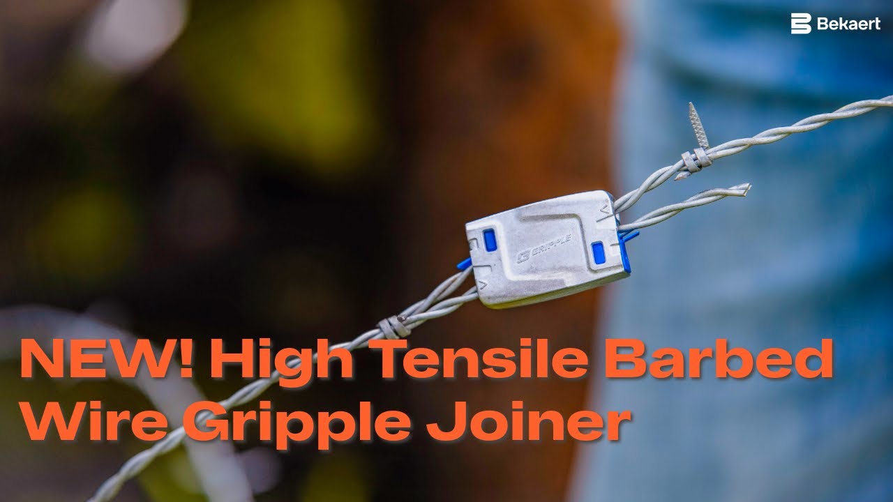 NEW! How to Splice Barbed Wire with the New High Tensile Barbed Gripple Joiner