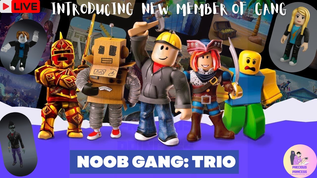 Noob Gang in Roblox [Day 47]  #roblox #robloxedit #deadrails #deadrailsroblox #gaming #funny
