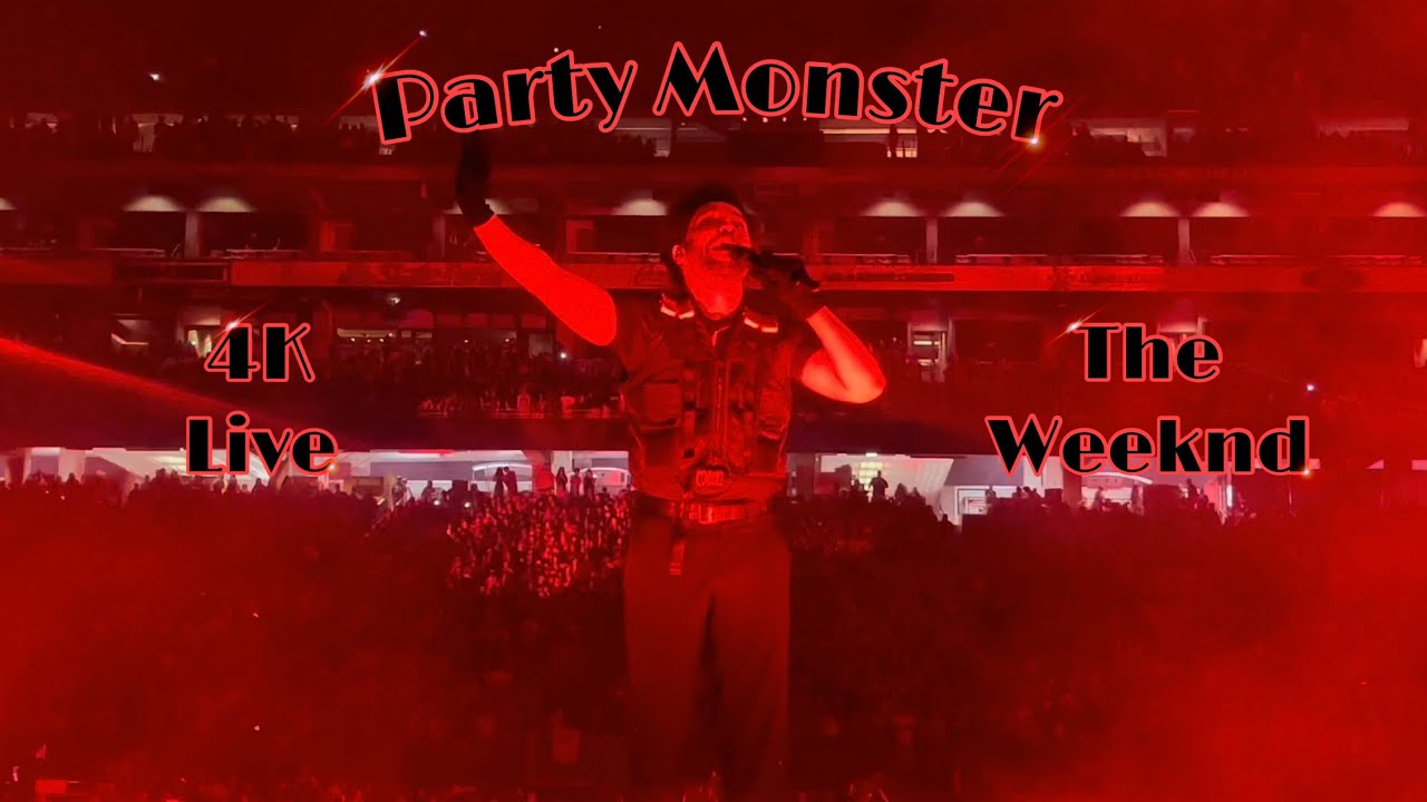 Party Monster - Live | The Weeknd (4K)