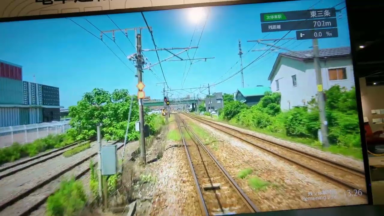 新津鉄道資料館のE129系運転シュミレーターで信越本線上り　保内駅~東三条駅間を運転してみました!