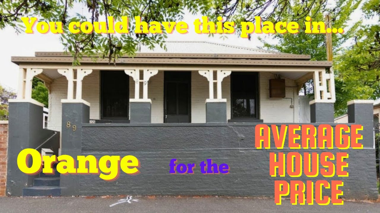 Average House Price Australia - Orange Pt1