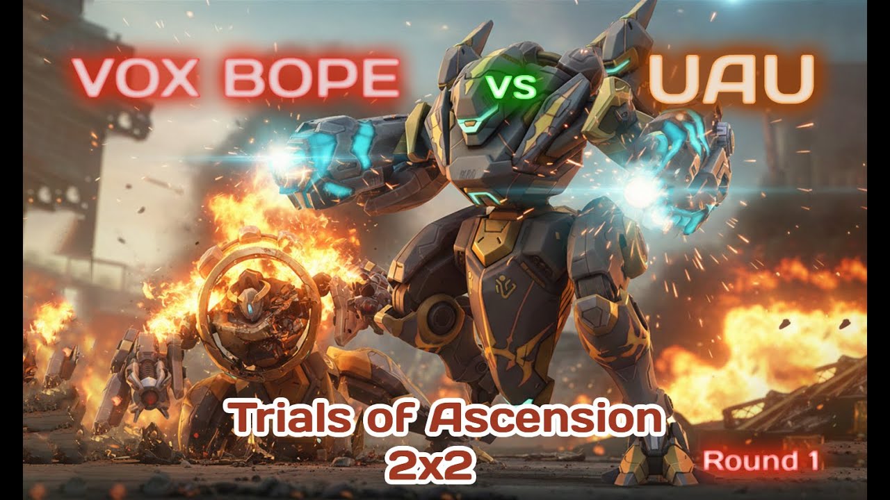 Mech Arena [VOX BOPE] Vs. [UAU]. GAME FORMAT :  2V2 No Mods. Round 1