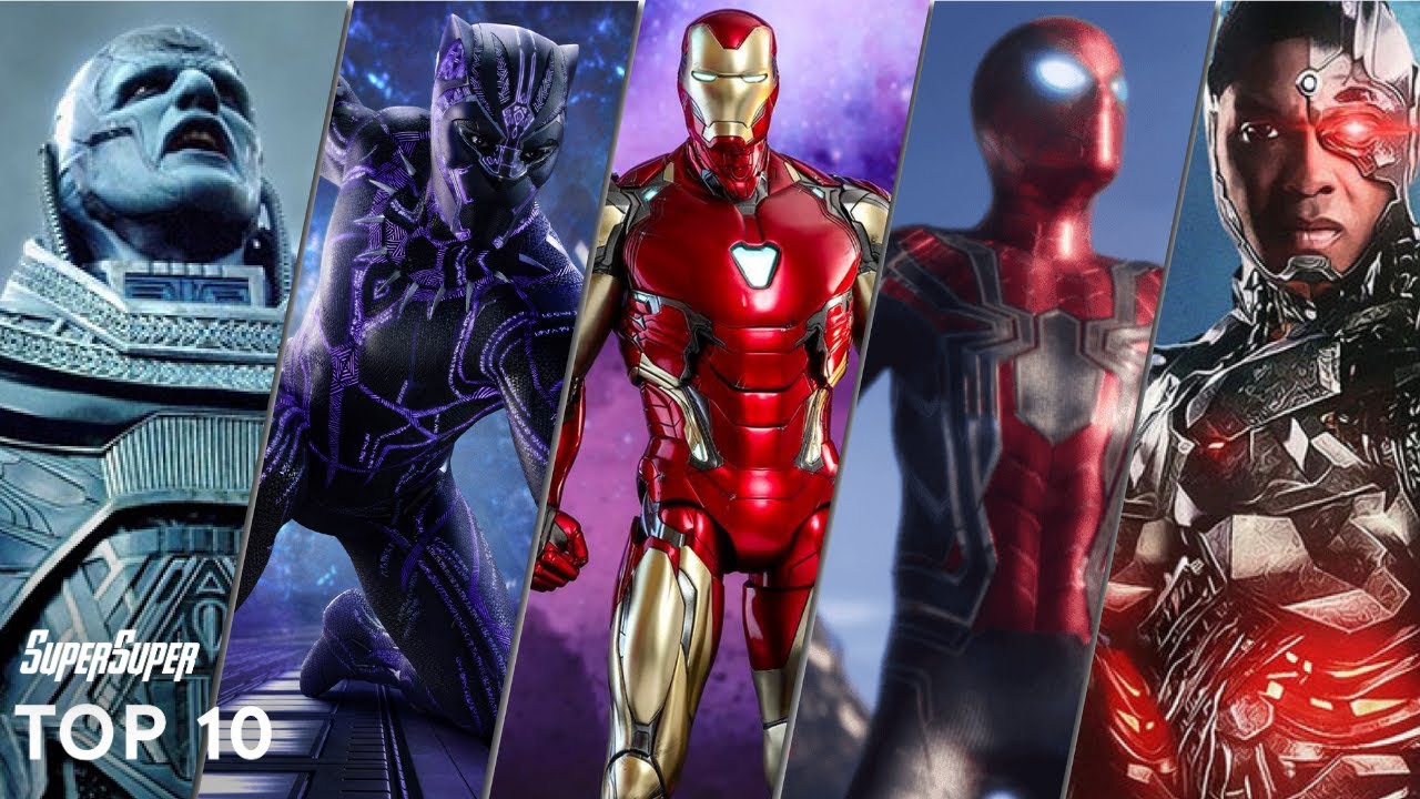 Top 10 Most Powerful Superhero Suits & Armors | SuperSuper