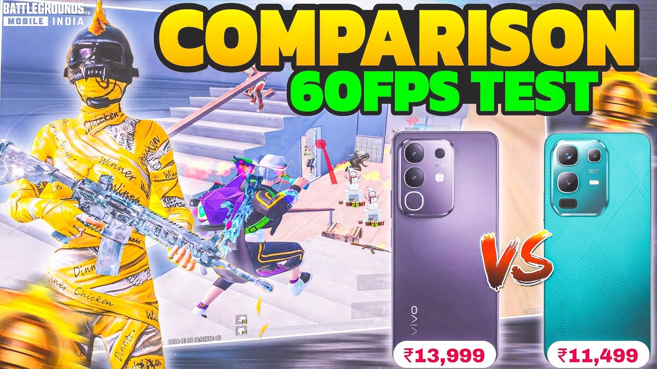 🔥Infinix Note 50x vs Vivo T4x: BGMI Performance Comparison