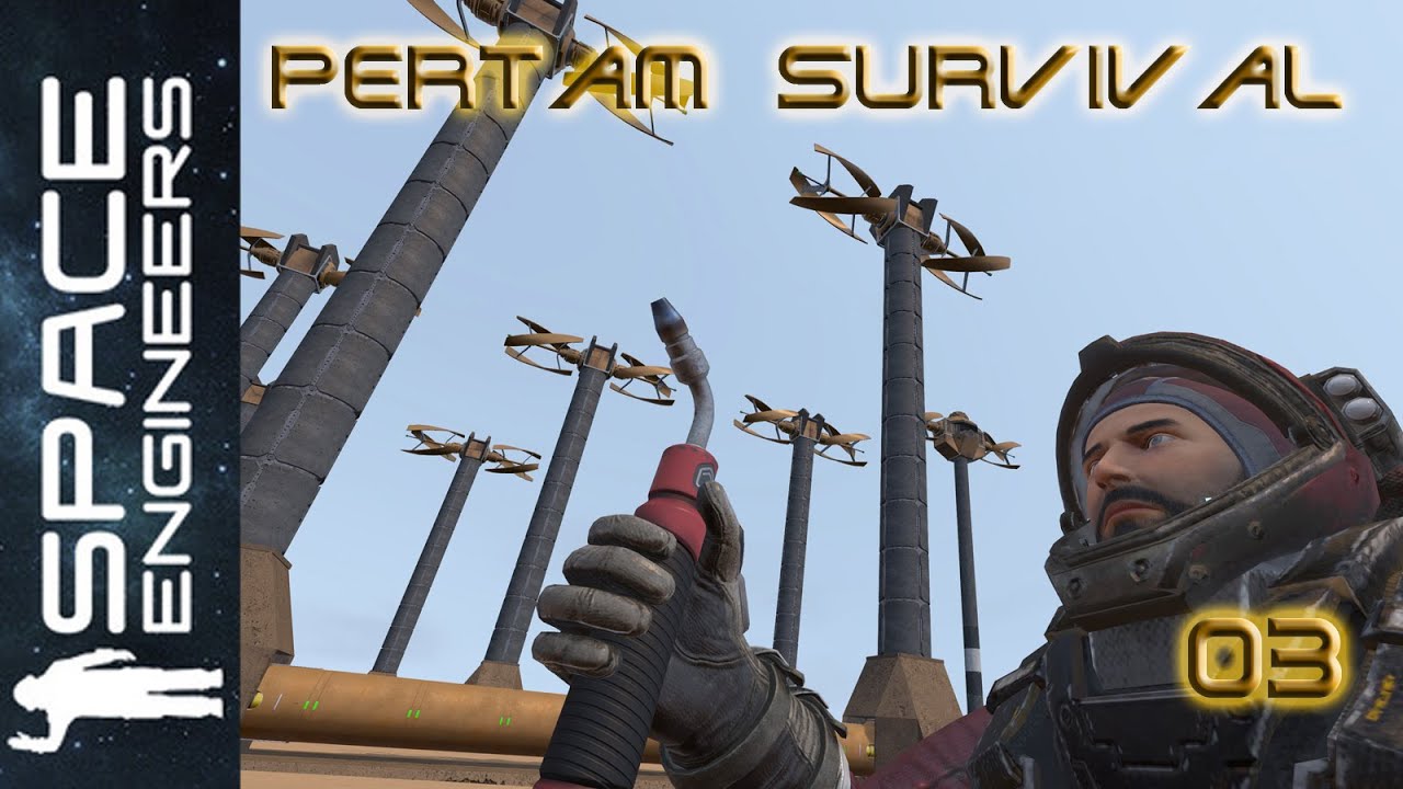 Survival auf Pertam 03 - Windturbinenpark - Space Engineers