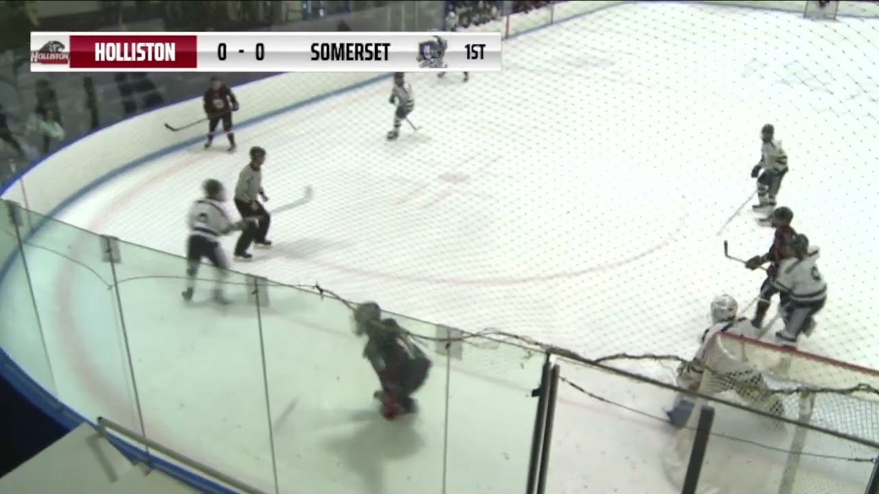 SBRHS Varsity Ice Hockey: S-B Blue Raiders vs. Holliston Panthers