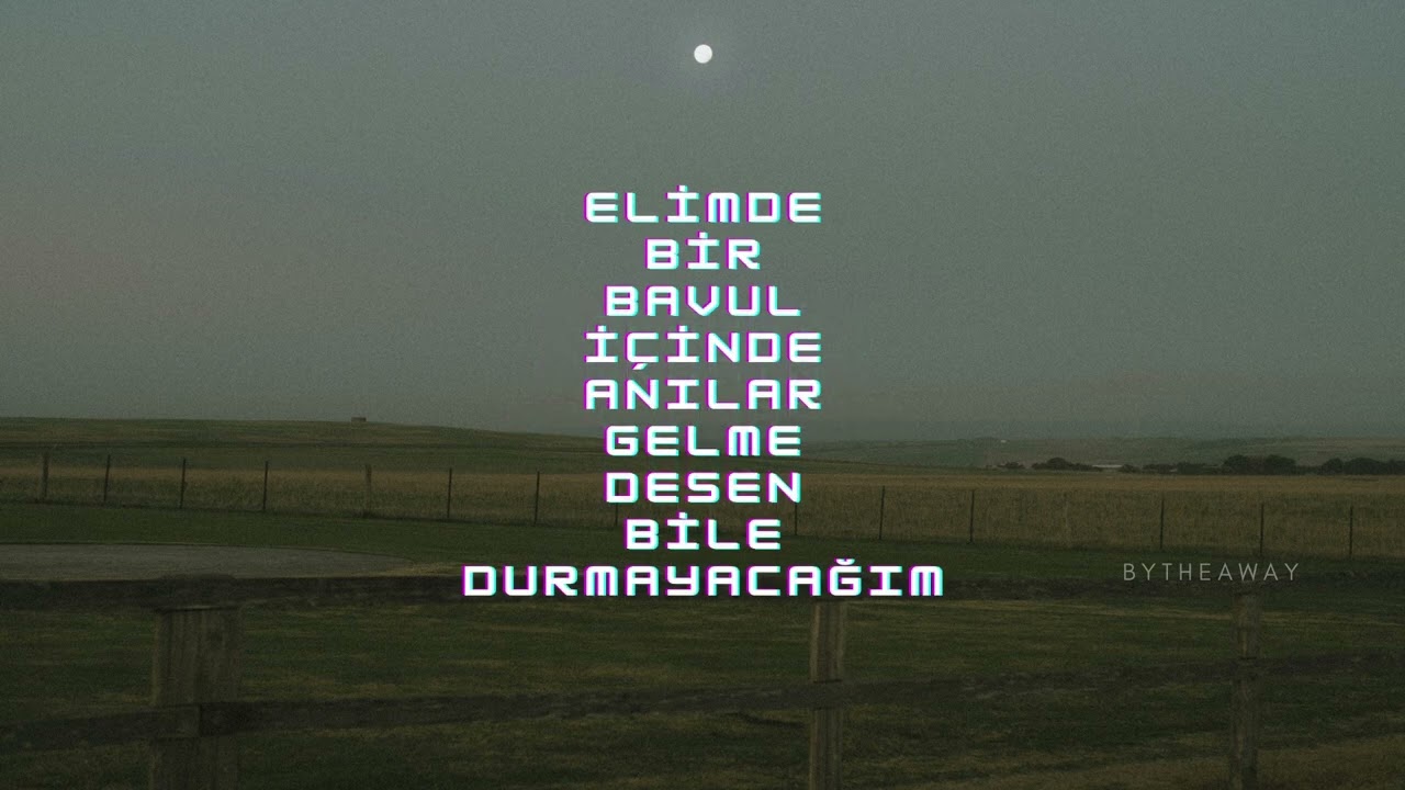 gölgenin arkasına saklanasım var.