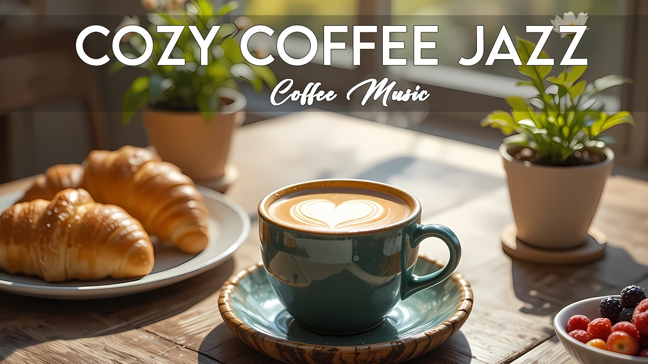 Cozy Coffee Jazz ☕Feeling Relaxing Cafe Jazz Background Music & Bossa Nova for Uplifting your moods
