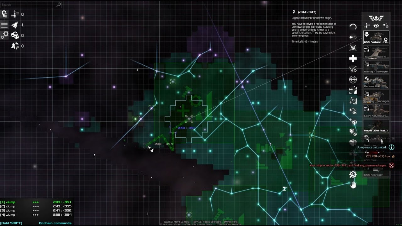 AVORION│How to HYPERSPACE JUMP ( Multiple Chain ) Via The MAP ( Solo & Fleet ) - Guide 2026