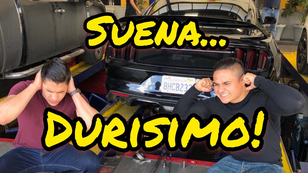¡ASÍ QUEDÓ SONANDO EL MUSTANG !