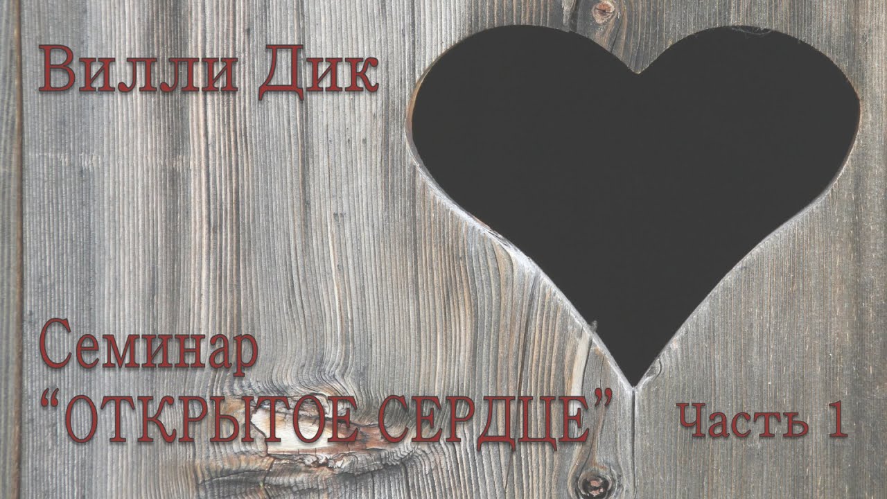 Cеминар “ОТКРЫТОЕ СЕРДЦЕ” часть 1 (Вилли Дик) - Seminar 