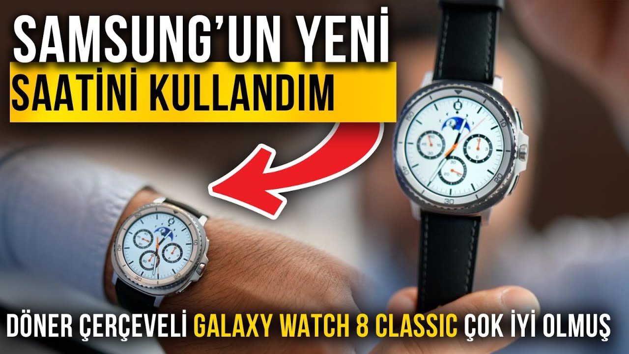 Yapay zekalı ilk akıllı saat | Samsung Watch 8 Classic ilk inceleme