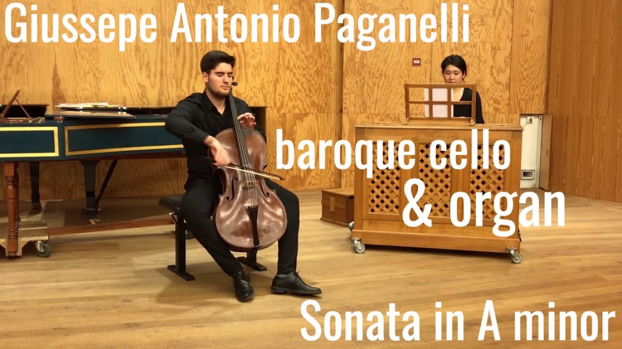 Giuseppe Antonio Paganelli - Sonata in A minor (Baroque Cello, Portative Organ)Javier López Escalona