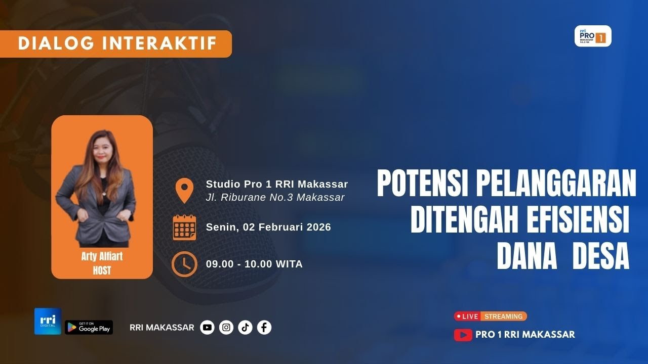 POTENSI PELANGGARAN DI TENGAH EFISIENSI DANA-DANA DESA - Senin, 02 Februari 2026