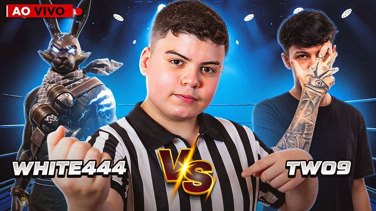 🔴 LIVE! -  TWO9 VS WHITE444! - HOJE ELE VAI GANHAR!- PHZIN7 LIVE ON FREE FIRE 🔴