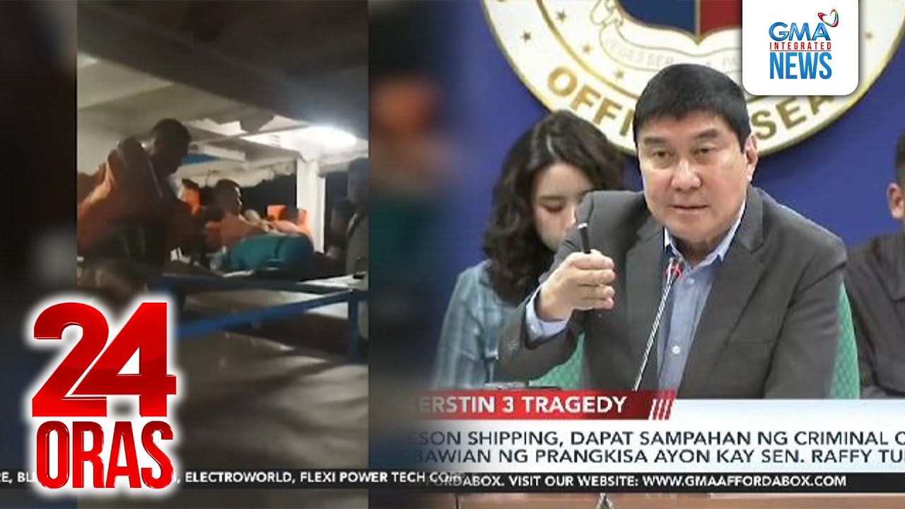Aleson Shipping, dapat sampahan ng criminal case at bawian ng prangkisa... | 24 Oras