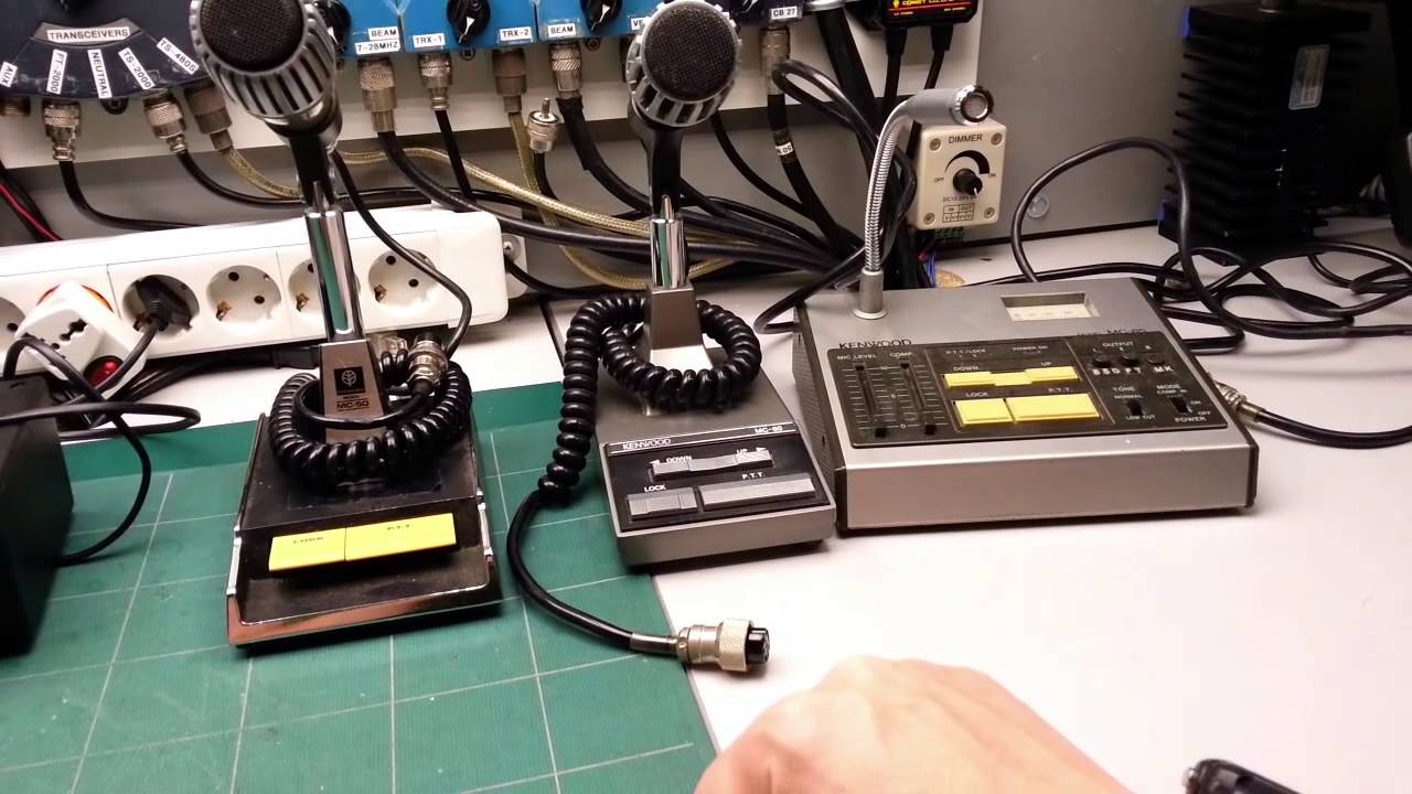 Poniendo a punto varios microfonos de Kenwood