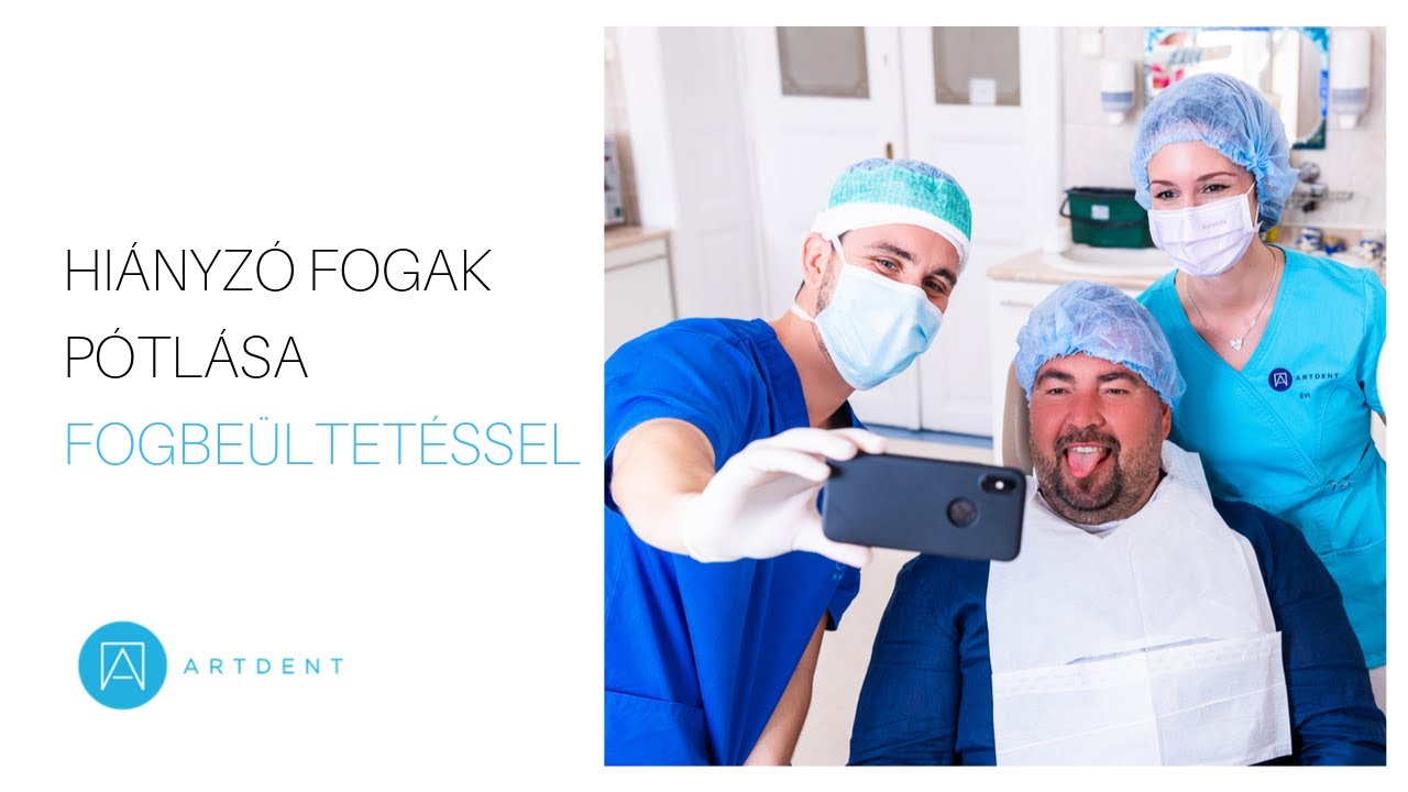 Hiányzó fogak pótlása fogbeültetéssel