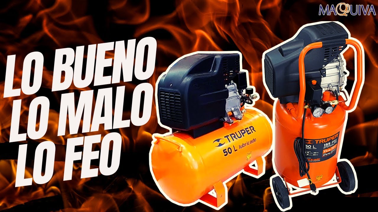 RESEÑA COMPRESOR TRUPER DE 50L/ @MAQUIVARENTABLEYEFECTIVA
