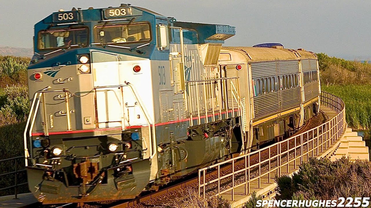 Amtrak BNSF & Metrolink Trains - Southern California (Summer 2024)