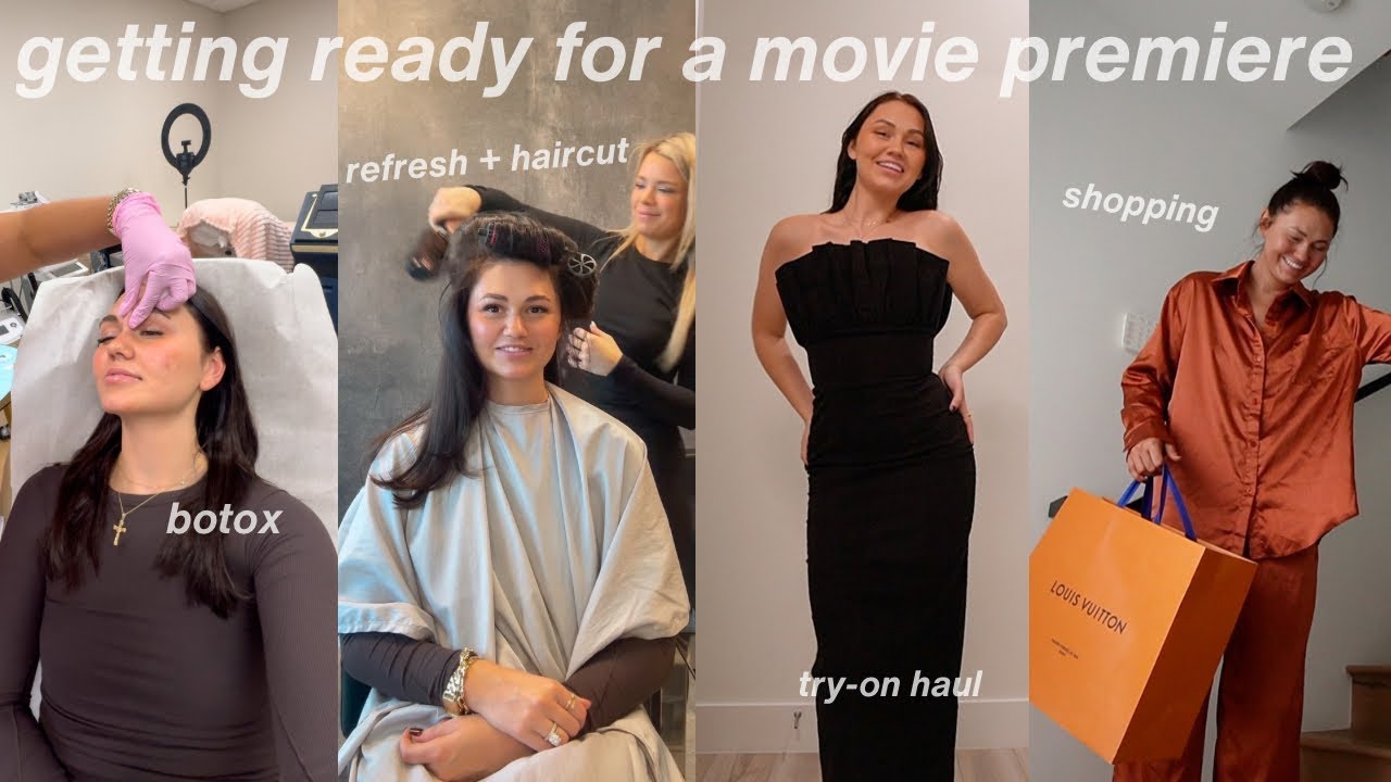 GETTING READY FOR OUR FIRST RED CARPET EVENT!!