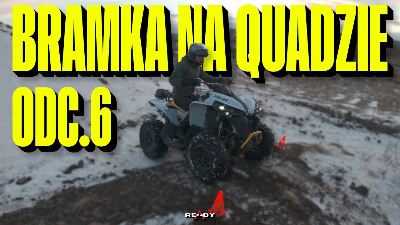 Trening na quadzie - ćwiczenie bramki