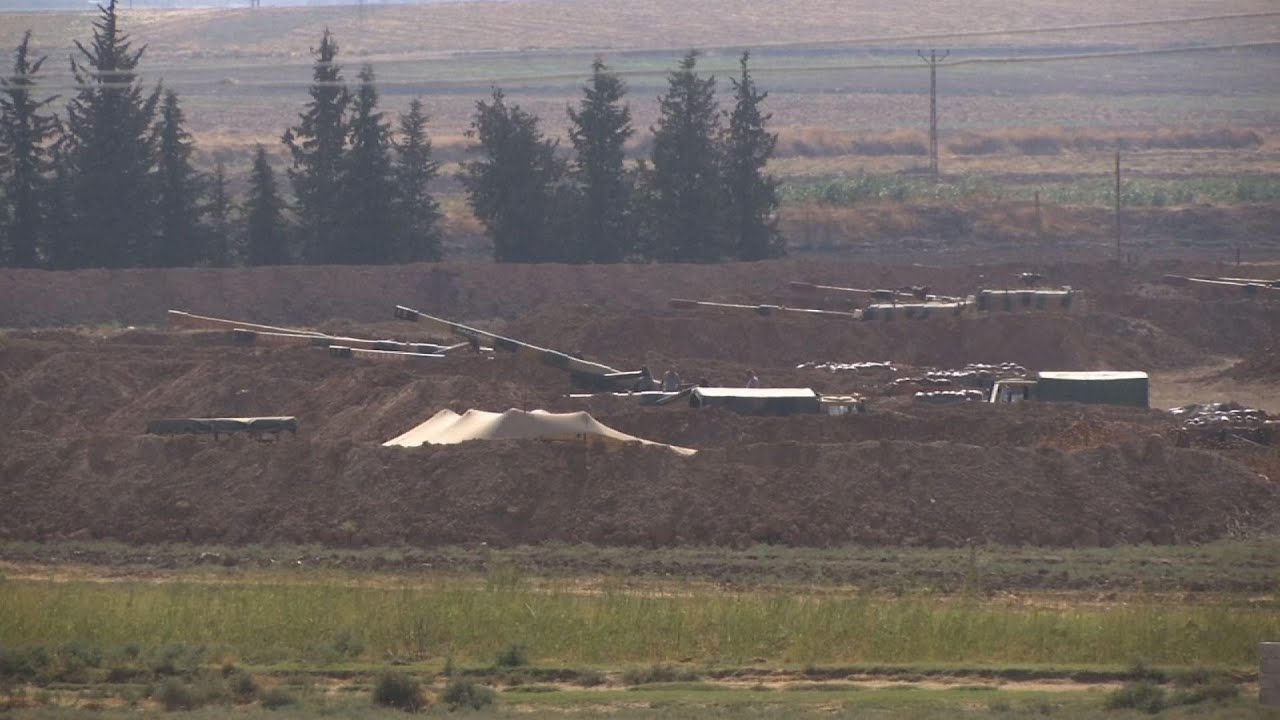 Military build up at Turkey Syria border