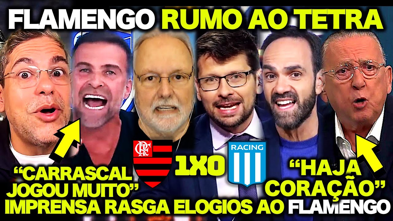 IMPRENSA ESPORTIVA de TODO BRASIL RASGA ELOGIOS ao FLAMENGO ! 