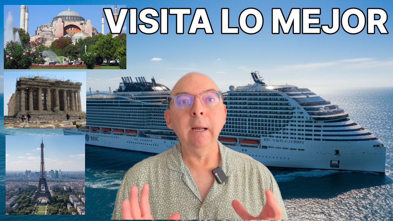 Como Viajar a Europa EN CRUCERO o Lugares Exóticos
