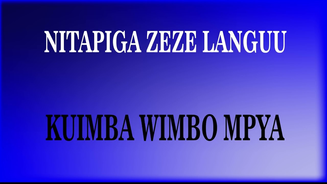 Kurasini sda choir-Nitapiga tarumbeta(lyrics video)