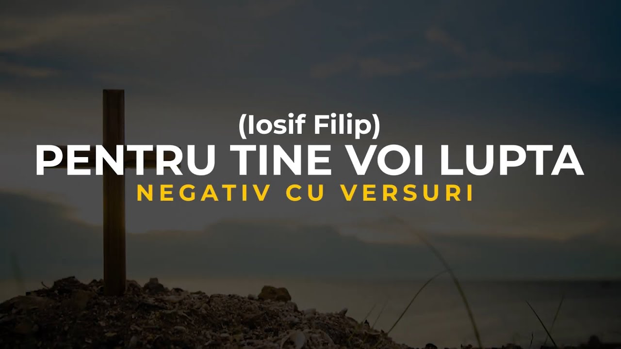 Negativ - PENTRU TINE VOI LUPTA (Iosif Filip) 2026
