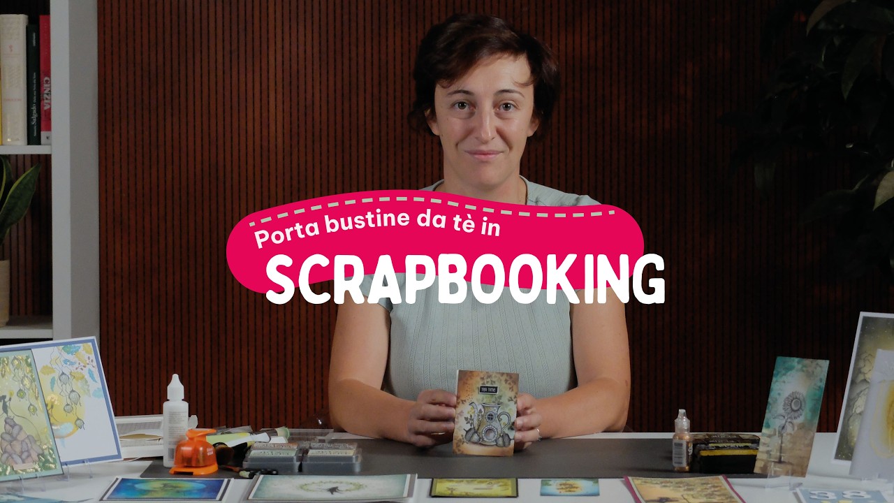FIERA CREATTIVA - CREATTIVA CHANNEL Porta bustine da tè in scrapbooking