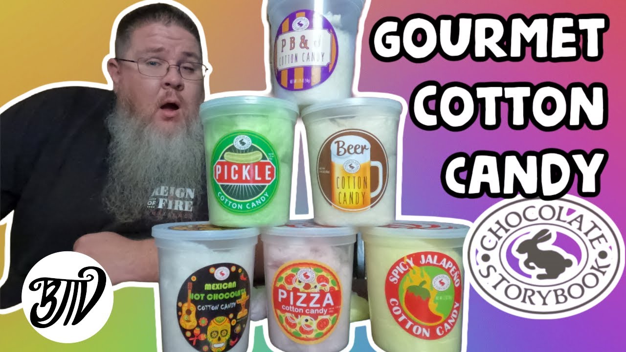 Gourmet Cotton Candy Flavors || Funky Food Friday