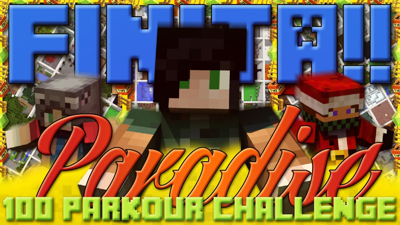 IL PEGGIO È ALLA FINE! - Minecraft ITA - 100 Parkour Challenge #5 Finale w/KeNoia, Marcy