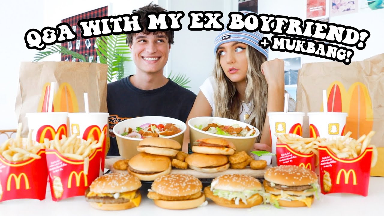 Q&A w/ MY EX BOYFRIEND + mukbang lmao
