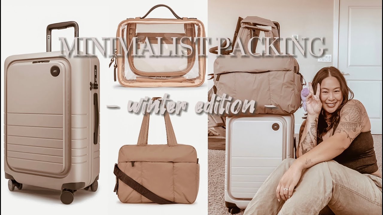 PACK WITH ME FOR JAPAN | Winter edition, Calpak, Monos, Minimalist