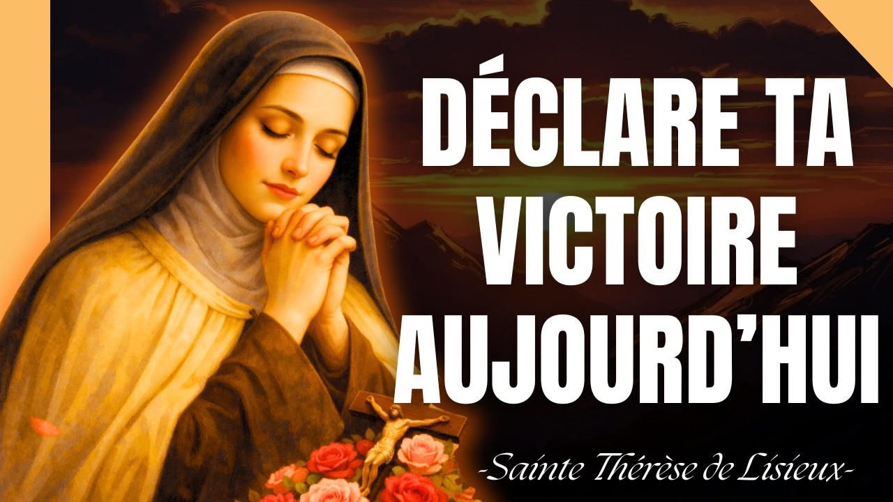 Prière du Matin avec Sainte Thérèse 🌹 Déclare la Victoire Avant de Commencer la Journée